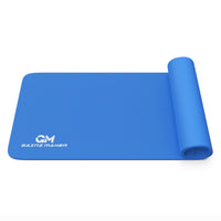 Yoga Mats with Strap 180cm 8mm Thick Non Slip NBR Exercise Gym Pilates - Choice of Colours