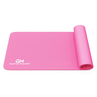 Yoga Mats with Strap 180cm 8mm Thick Non Slip NBR Exercise Gym Pilates - Choice of Colours