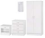 Alpha High Gloss 3 Piece Wardrobe Set - Choice Of Colours