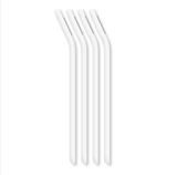 Reusable Silicone Drinking Straws (Bent) - Pack of 4