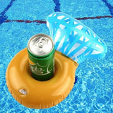 Inflatable Floating Drink Can Cup Holder Hot Tub Swimming Pool Beach Party