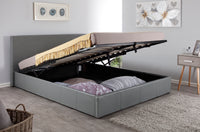 Leather Ottoman Storage Bed